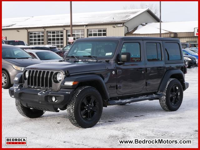 used 2020 Jeep Wrangler Unlimited car, priced at $31,599