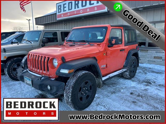 used 2018 Jeep Wrangler car, priced at $19,899