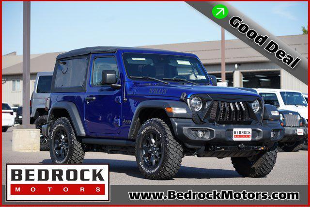 used 2020 Jeep Wrangler car, priced at $29,599