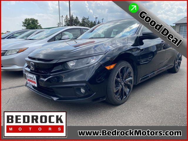 used 2021 Honda Civic car, priced at $19,999