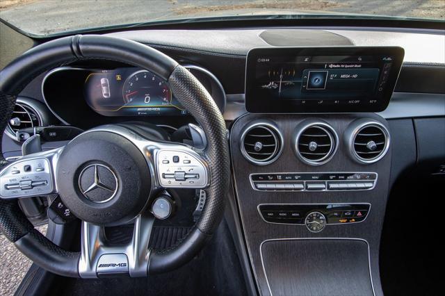 used 2020 Mercedes-Benz AMG C 43 car, priced at $36,900