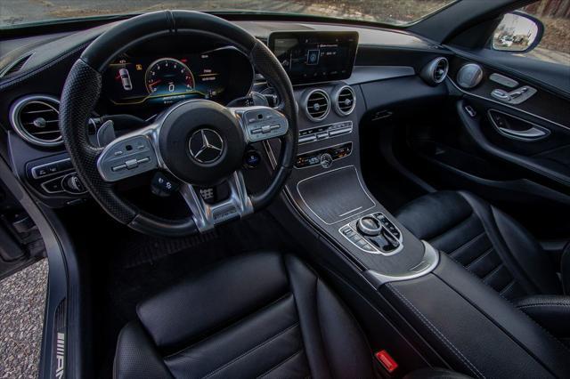 used 2020 Mercedes-Benz AMG C 43 car, priced at $36,900