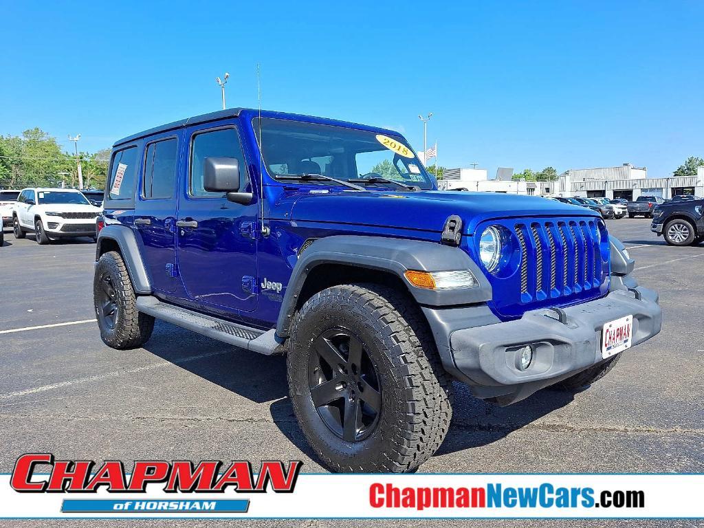 used 2018 Jeep Wrangler Unlimited car, priced at $27,998