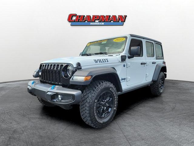 used 2023 Jeep Wrangler 4xe car, priced at $40,999