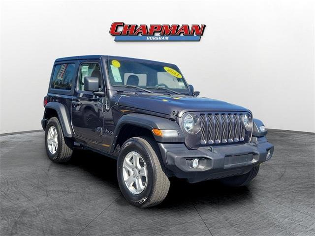 used 2021 Jeep Wrangler car, priced at $27,994