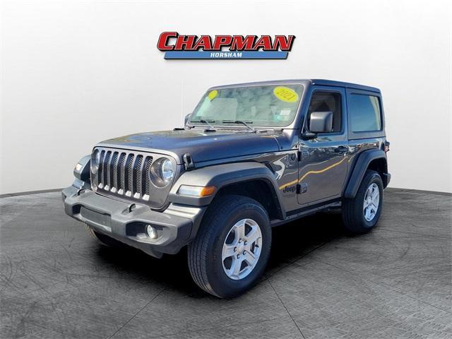 used 2021 Jeep Wrangler car, priced at $27,994