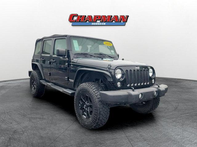 used 2016 Jeep Wrangler Unlimited car, priced at $21,489