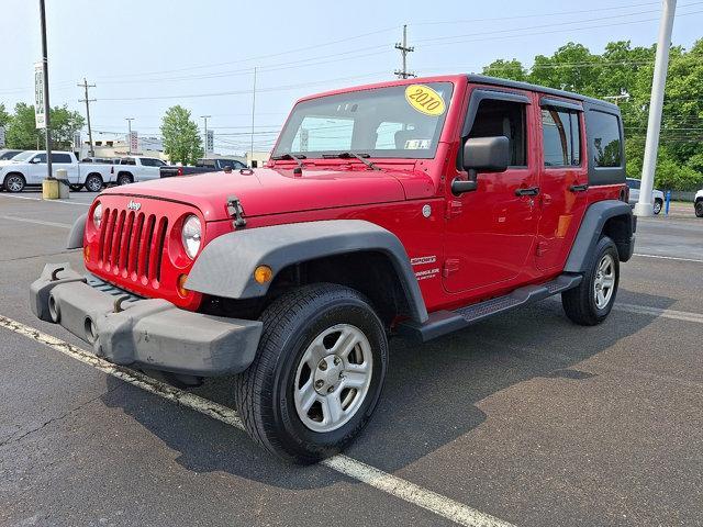used 2010 Jeep Wrangler Unlimited car, priced at $9,998