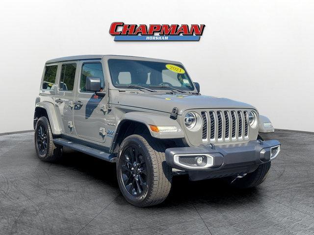 used 2021 Jeep Wrangler Unlimited 4xe car, priced at $34,193