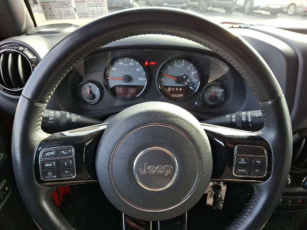 used 2017 Jeep Wrangler Unlimited car, priced at $21,449