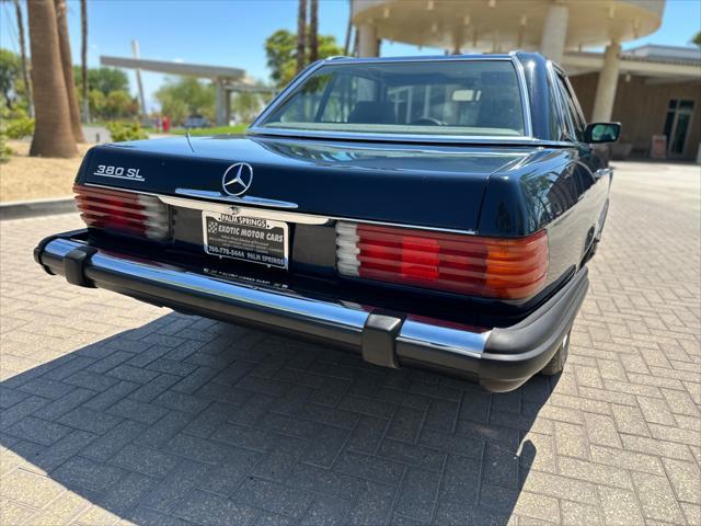 used 1984 Mercedes-Benz 380SL car