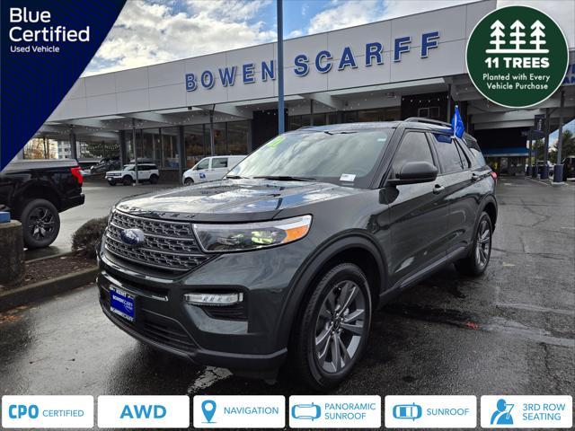 used 2021 Ford Explorer car, priced at $31,999