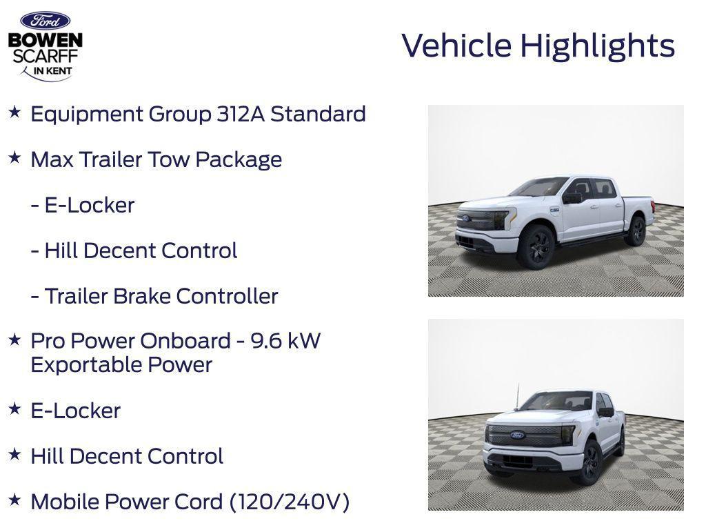 new 2025 Ford F-150 Lightning car, priced at $63,077