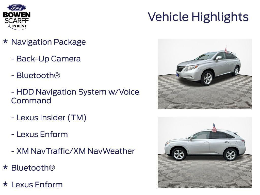 used 2010 Lexus RX 350 car, priced at $11,987