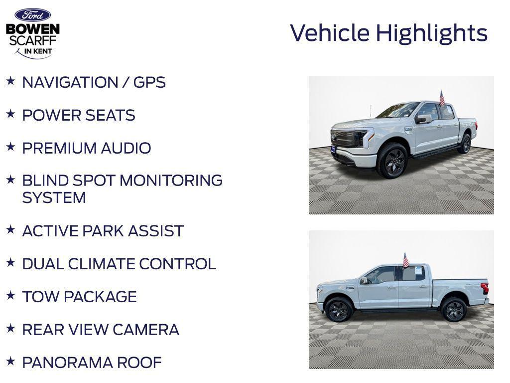 used 2024 Ford F-150 Lightning car, priced at $62,987