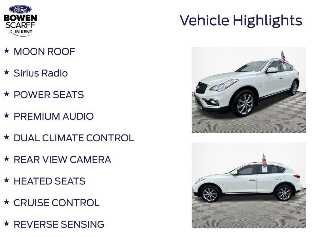 used 2016 INFINITI QX50 car, priced at $10,897