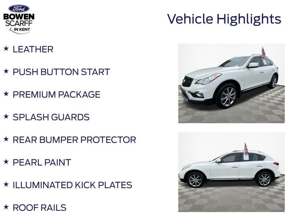 used 2016 INFINITI QX50 car, priced at $10,897