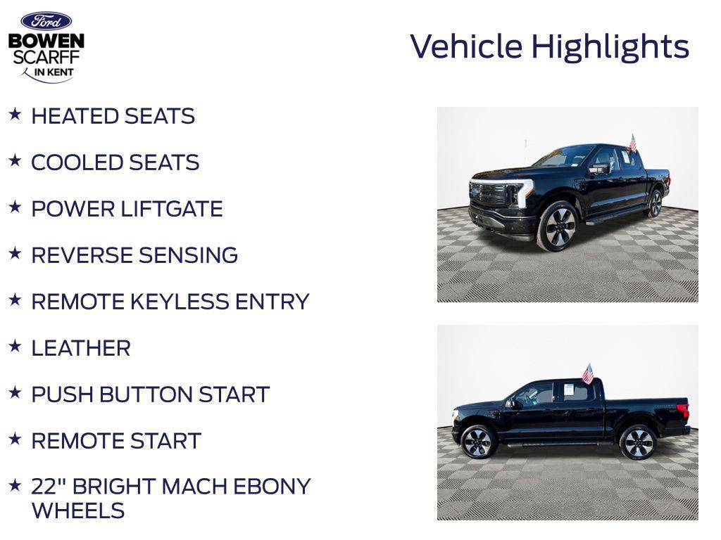 used 2023 Ford F-150 Lightning car, priced at $56,987
