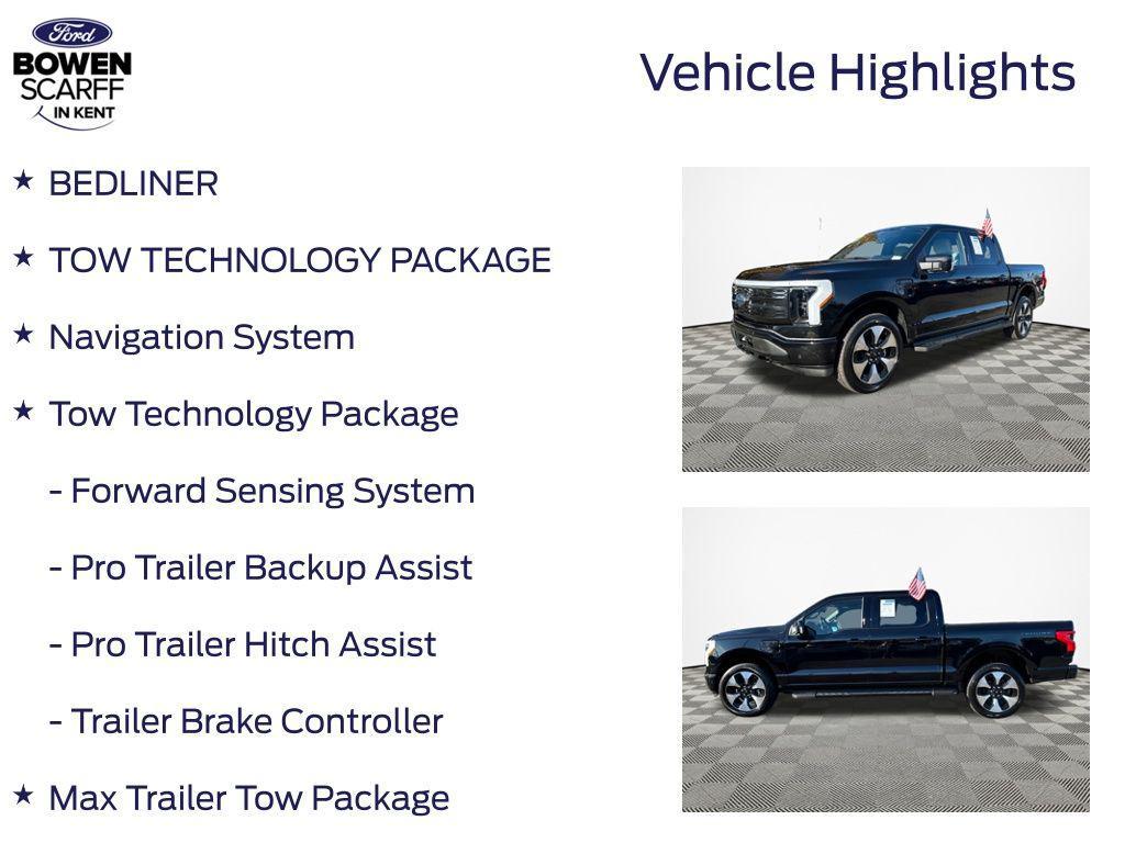 used 2023 Ford F-150 Lightning car, priced at $56,987