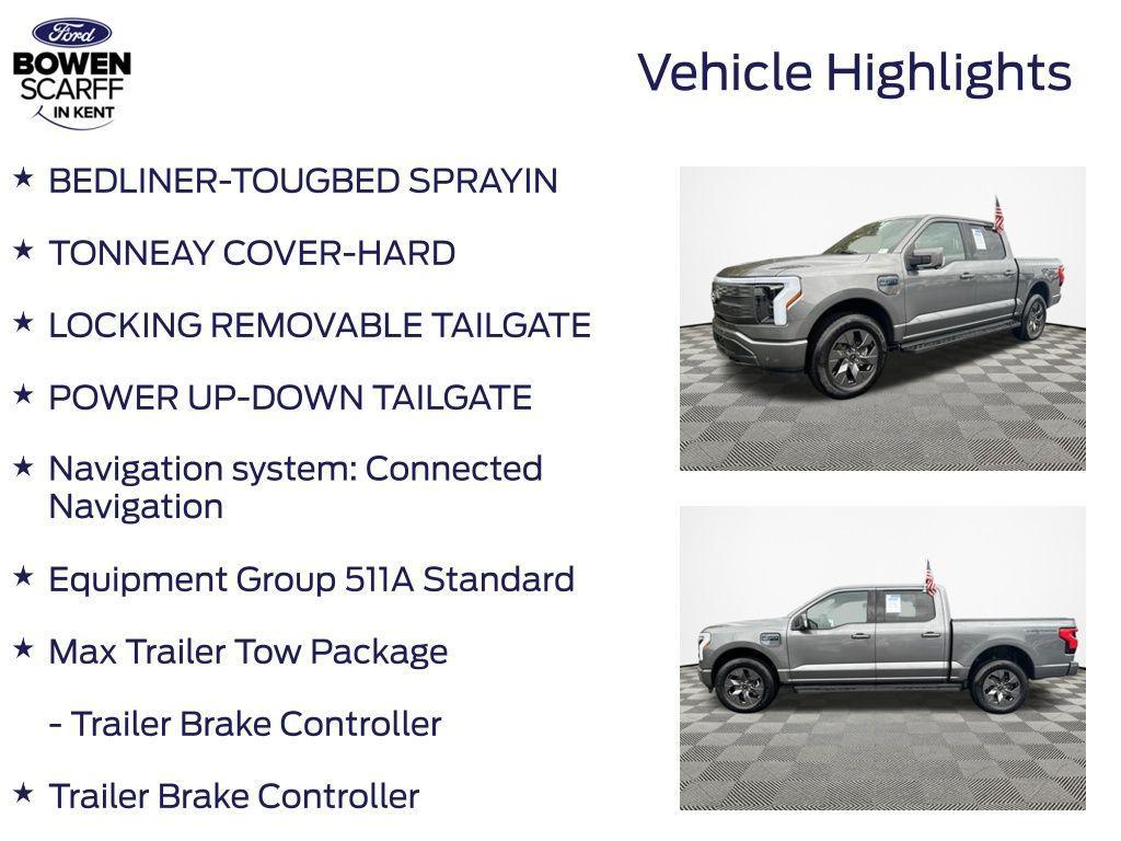 used 2024 Ford F-150 Lightning car, priced at $62,987