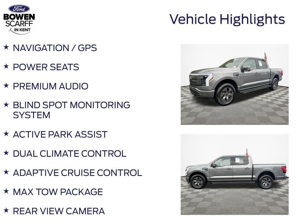 used 2024 Ford F-150 Lightning car, priced at $62,987