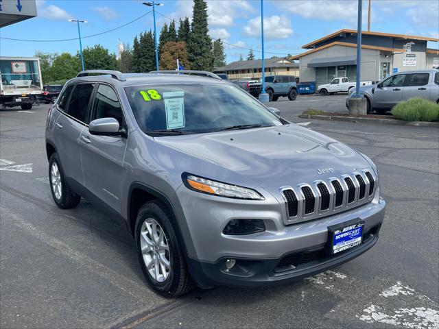 used 2018 Jeep Cherokee car, priced at $19,488