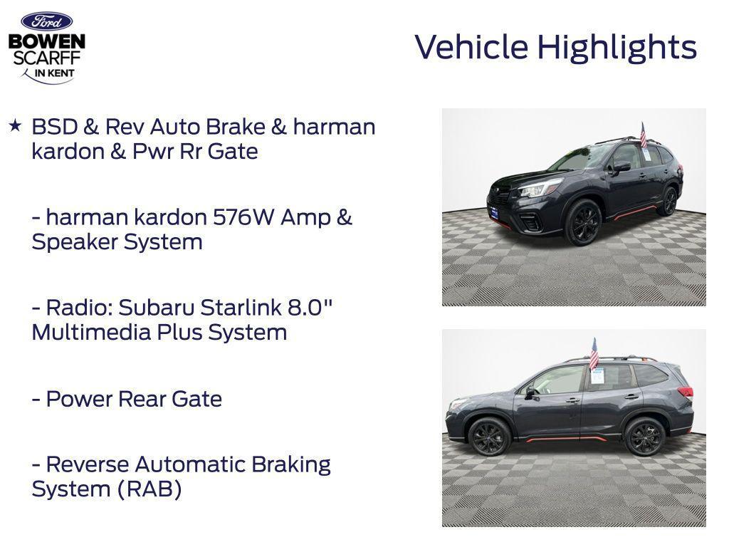 used 2019 Subaru Forester car, priced at $24,498