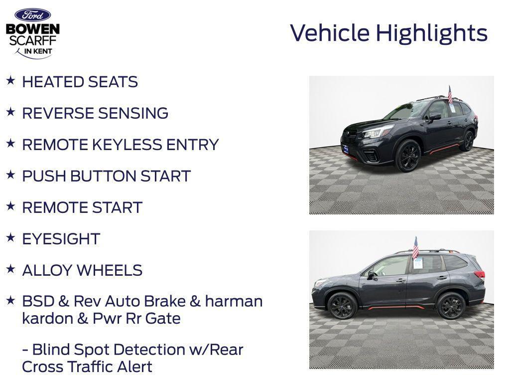 used 2019 Subaru Forester car, priced at $24,498