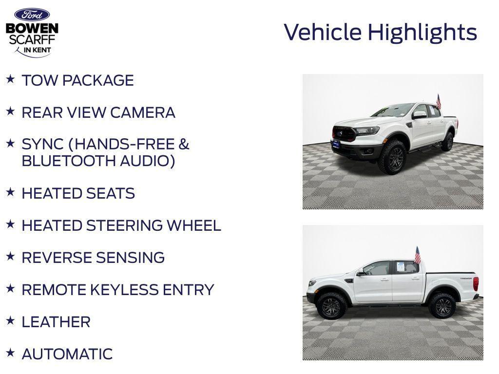 used 2021 Ford Ranger car, priced at $36,987