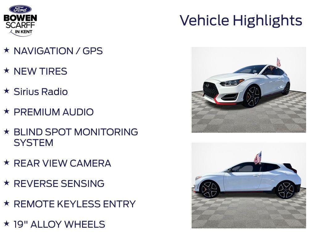 used 2022 Hyundai Veloster N car, priced at $22,987