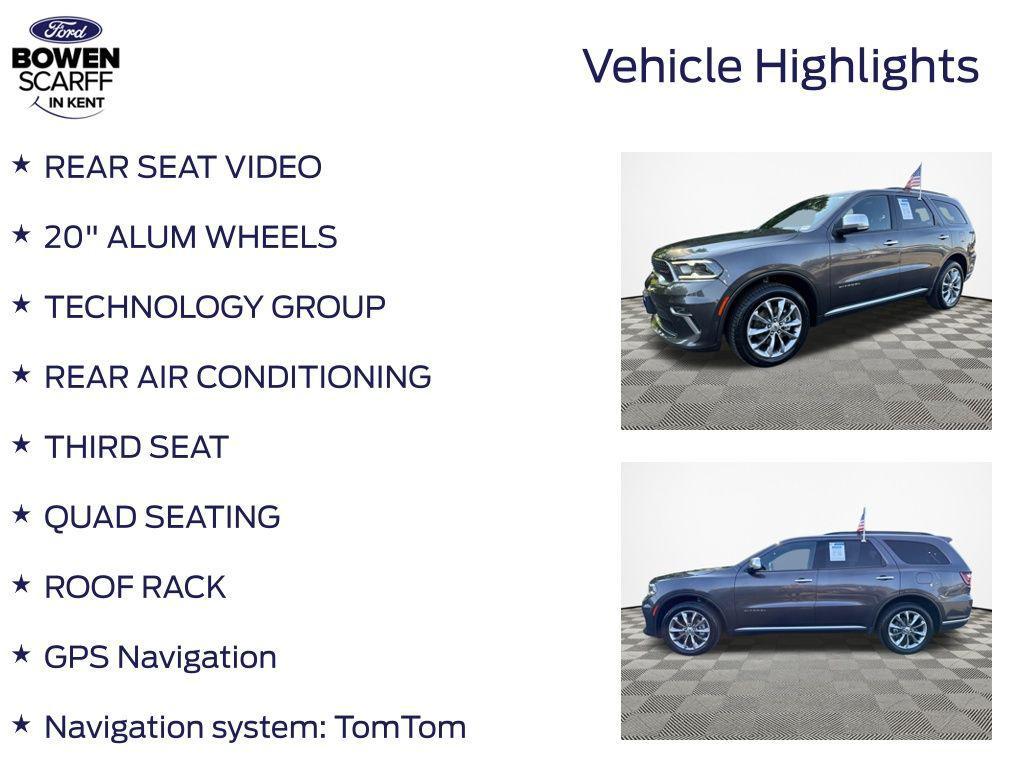used 2021 Dodge Durango car, priced at $28,498
