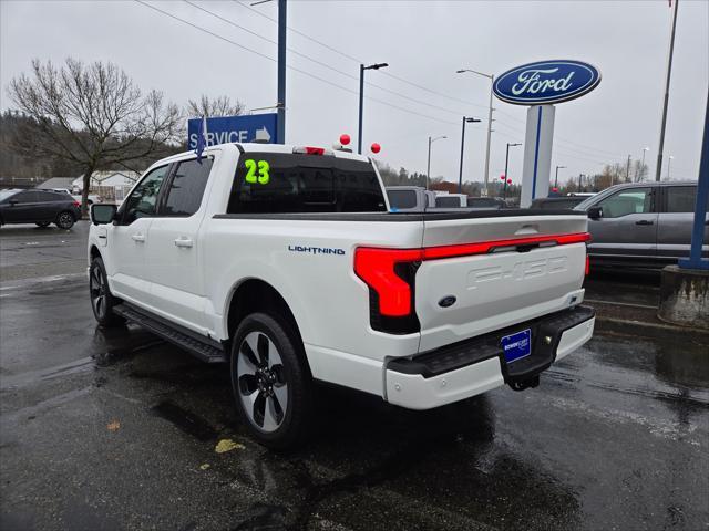 used 2023 Ford F-150 Lightning car, priced at $64,999