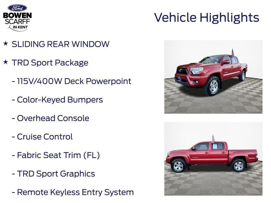 used 2013 Toyota Tacoma car, priced at $27,698
