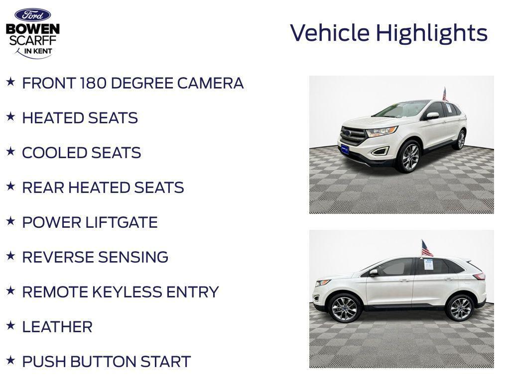 used 2016 Ford Edge car, priced at $15,625