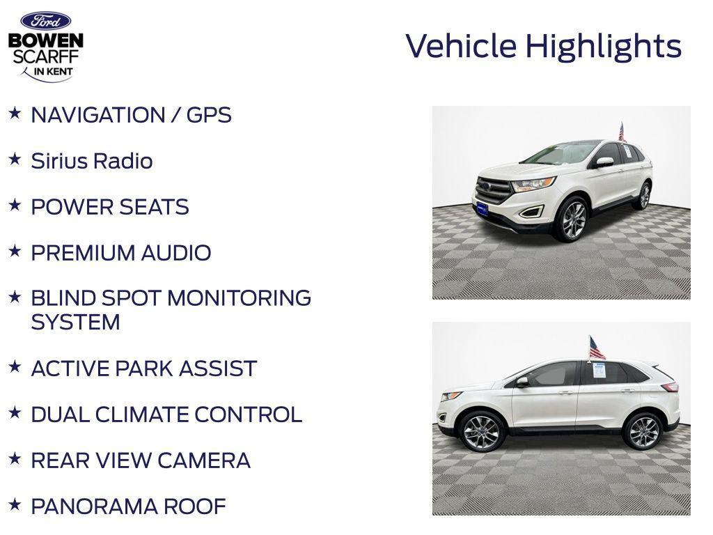 used 2016 Ford Edge car, priced at $15,625