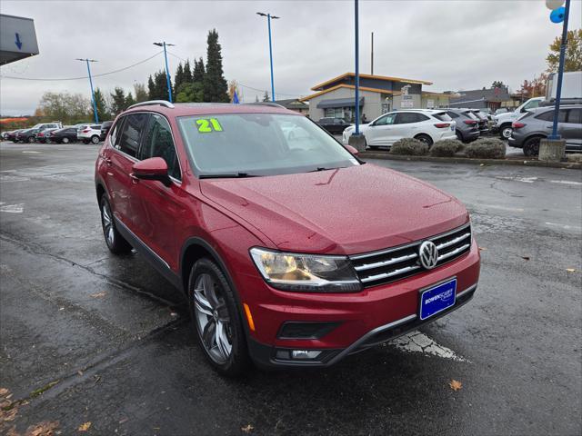 used 2021 Volkswagen Tiguan car, priced at $20,798