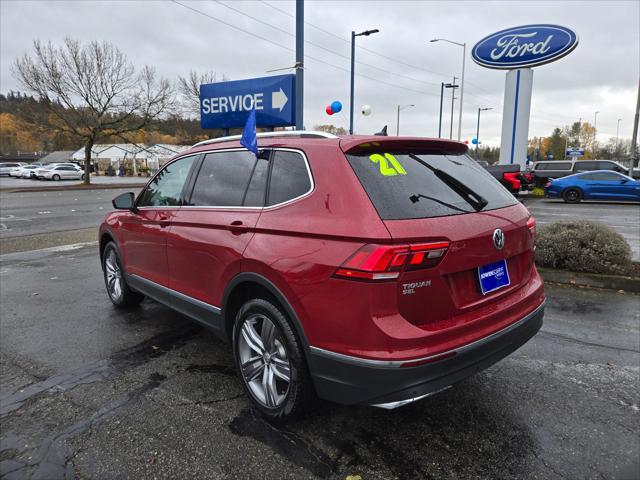 used 2021 Volkswagen Tiguan car, priced at $20,798