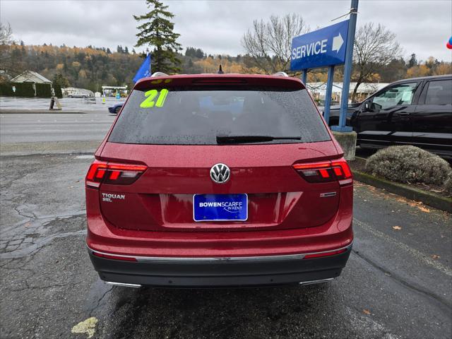 used 2021 Volkswagen Tiguan car, priced at $20,798