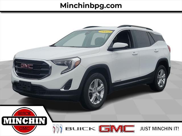used 2021 GMC Terrain car, priced at $23,485
