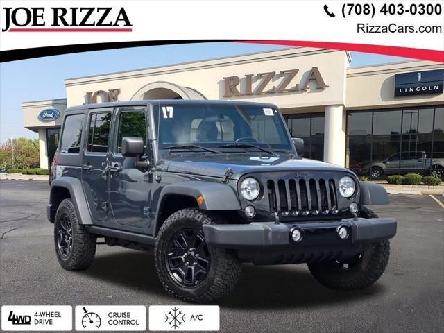 used 2017 Jeep Wrangler Unlimited car, priced at $20,990