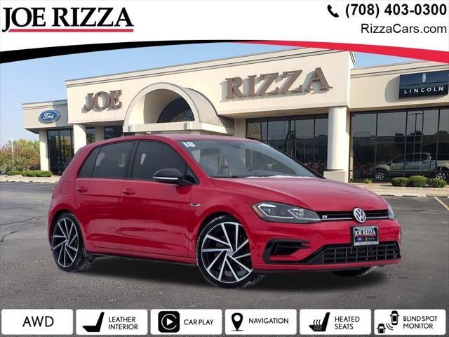 used 2018 Volkswagen Golf R car, priced at $24,590