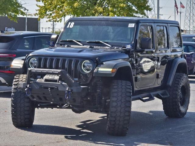 used 2018 Jeep Wrangler Unlimited car, priced at $33,590