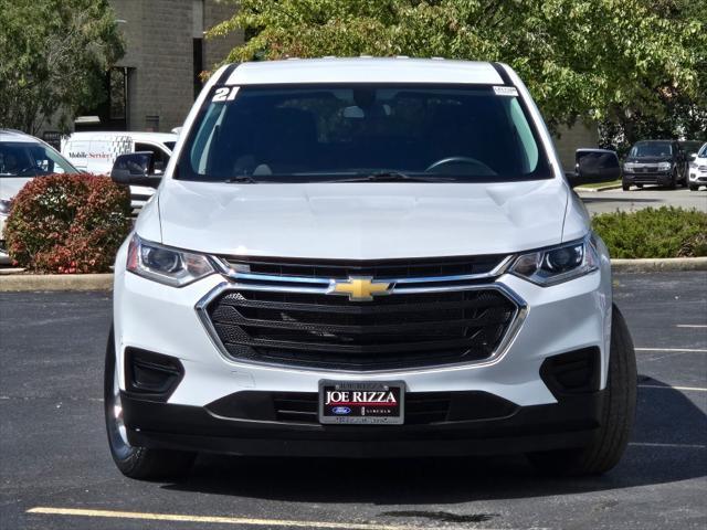 used 2021 Chevrolet Traverse car, priced at $21,990