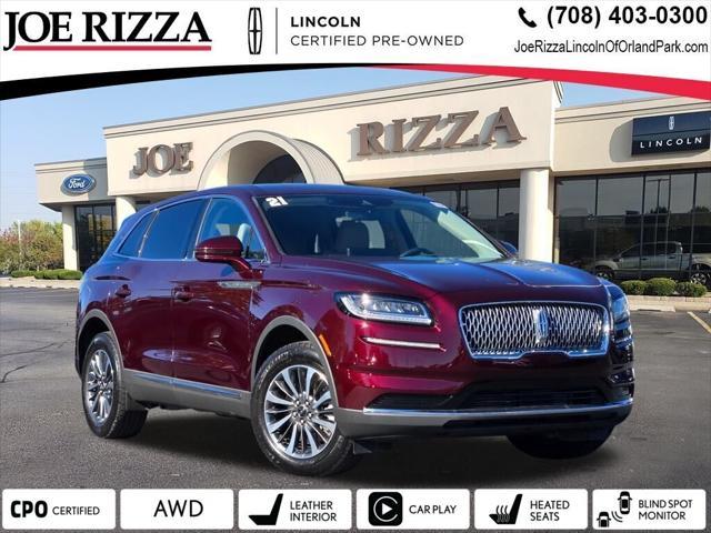 used 2021 Lincoln Nautilus car, priced at $29,490