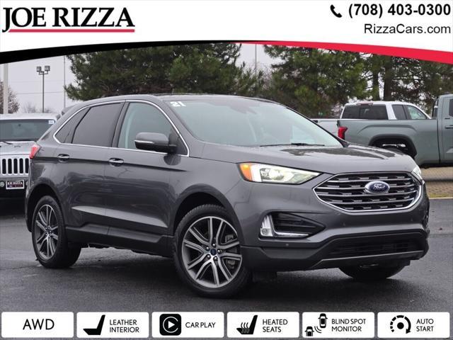 used 2021 Ford Edge car, priced at $27,890