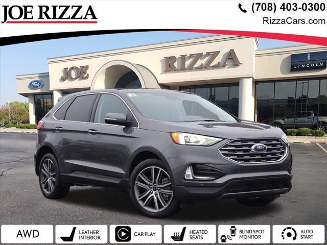 used 2021 Ford Edge car, priced at $27,890