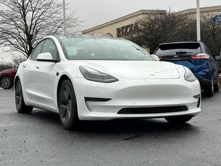 used 2021 Tesla Model 3 car, priced at $29,990