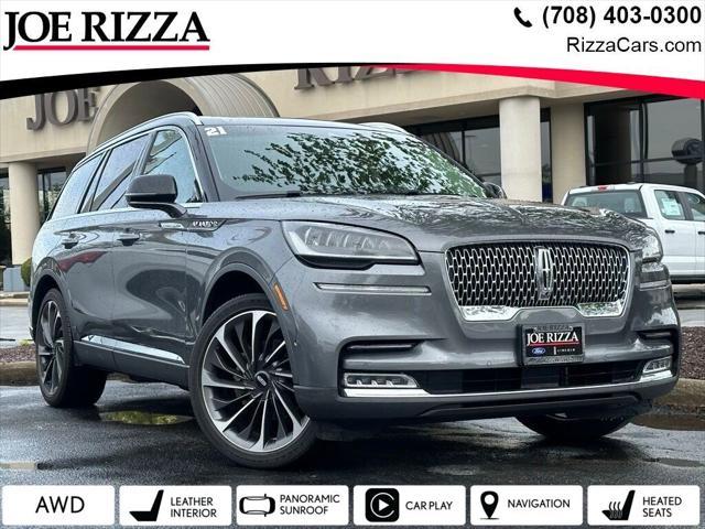 used 2021 Lincoln Aviator car, priced at $42,790