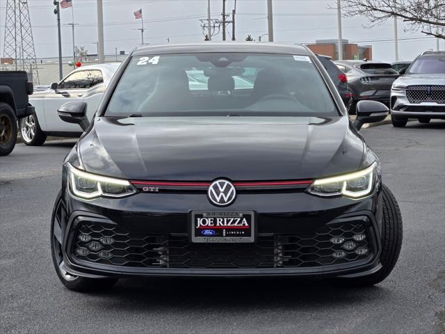 used 2024 Volkswagen Golf GTI car, priced at $28,390