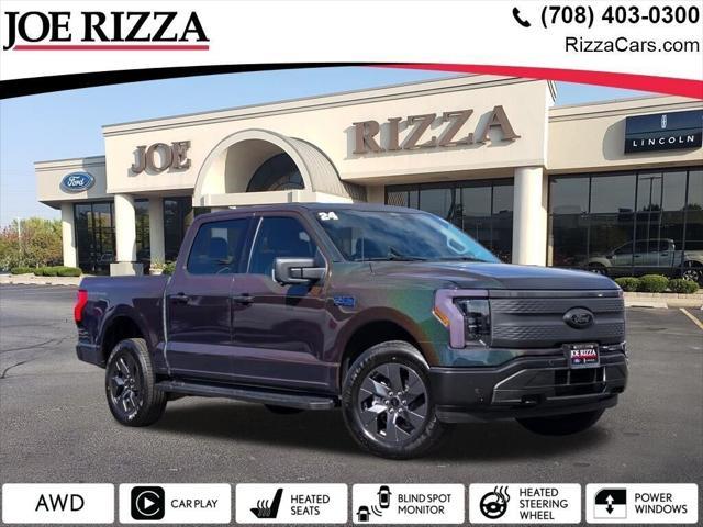 used 2024 Ford F-150 Lightning car, priced at $55,990